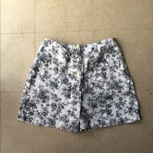 Floral skort